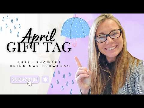 April Showers Bring May Flowers 🌸 | Canva Gift Tag Tutorial (Easy DIY!)