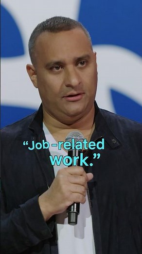 I work. At my job. #RussellPeters