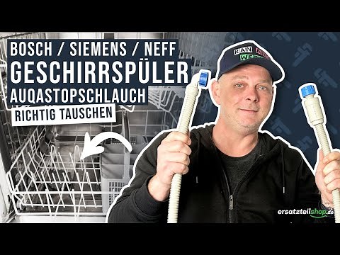 Aquastop Schlauch wechseln: So geht's bei der Spülmaschine