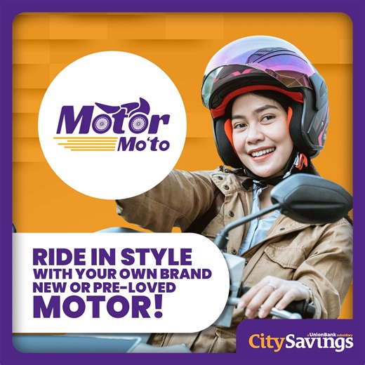 Para sa mga gustong maging Lady Riders! 🏍️ Apply for a Motorcycle Loan here at CitySavings now: https://tinyurl.com/53pu2w94 Join us on Viber: https://tinyurl.com/CitySavingsViber Message us: m.me/TalkToMaria.CitySavings Learn more: https://www.citysavings.com.ph City Savings Bank, Inc. is regulated by the Bangko Sentral ng Pilipinas with contact number (02) 8708-7087 and with email address consumeraffairs@bsp.gov.ph, and webchat at www.bsp.gov.ph City Savings Bank Consumer Affairs Group - Emai