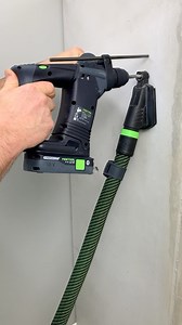 Festool on Instagram: "Meet the Cordless hammer drill BHC 18 – a compact powerhouse for drilling into the toughest materials. 💪 Makes hard work as easy as possible thanks to its ergonomic design. And in combination with the drilling dust nozzle you can work healthier and cleaner 💚 ✅ Discover more on festool.com #festool #cordless #drill #BHC18"