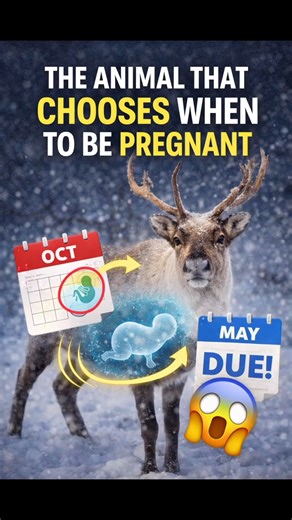 The Animal That Chooses When to Be Pregnant 😳🦌