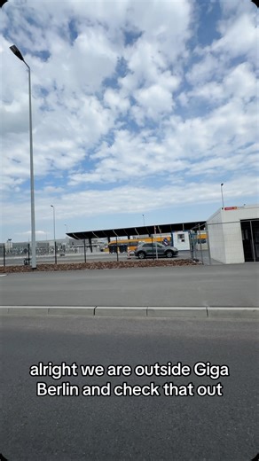 61 reactions · 13 shares | Giga Berlin drive by view #fyp #viral #tesla #tsla #gigaberlin #gigafactory | Tesla Owners of Silicon Valley | Facebook