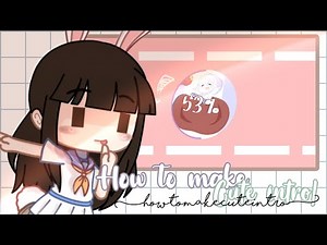 how to make cute intro (#1)🐻⿻۬ || cute intro tutorial || part 1 || specials 700 sub💕 || Gacha Club ༘