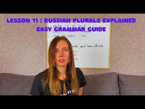 Russian Plurals Explained | Easy Grammar Guide | Lesson 11