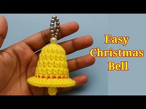 Easy Crochet Christmas Bell Tutorial | Beautiful DIY Ornament for Beginners
