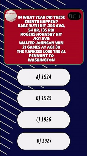 MLB Multiple Choice Trivia: Test Your Baseball Knowledge! ⚾🔥