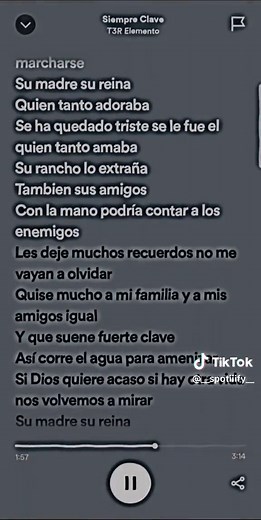 Respuesta a @allison_sosa._ Siempre Clave - T3R Elemento #music #mus... | T3R Elemento