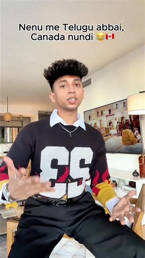 Nenu me Telugu abbai, Canada nundi 😂🇨🇦