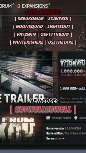 *NEW*TARKOV PROMO CODE(working as of 12/17/25) #eft #codes #promo #escapefromtarkov #tarkov