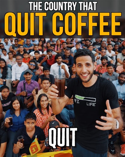 The country that quit coffee. Yes, they stopped drinking it and they stopped making it. Because they found something better. Let me tell you the story. Thank you to Tourism Sri Lanka for sharing this delicious drink with me. | Nas Daily