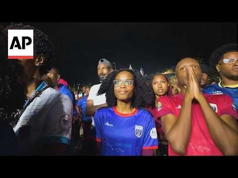 Cape Verde fans celebrate as tiny nation reaches World Cup knockout round