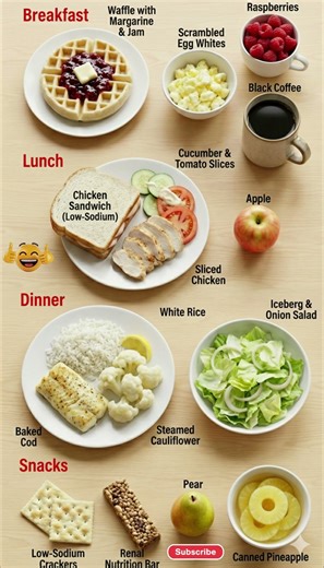 What I Eat in a Day: Kidney Disease Edition 🍎🥦