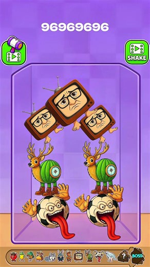 Most Ever Game! final boss in merge fellas 👾 - #shorts #gaming #brainrot #mergefellasvideos