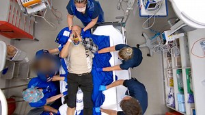 4.1K views · 110 reactions | Our doctors: good at saving lives, but not so good at simple tasks  Catch them doing what they do best Monday 9pm on Channel 9! Missed past episodes? Catch up on https://emergency.thermh.org.au/episodes/ | The Royal Melbourne Hospital | Facebook