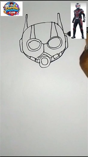 How to drawing a Ant - man | Captain America civil war | step by step | easy#shorts#drawing#arts