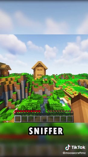 How to TAME SNIFFERS in MINECRAFT #minecraft #SNIFFER #moosecraft