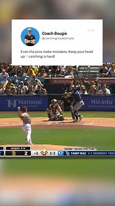 It's not the end of the world if you miss a ball. Keep working and have some fun. | Catching Made Simple