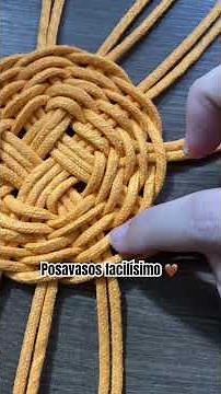 Posavasos Facilito de macramé 🫶🏻