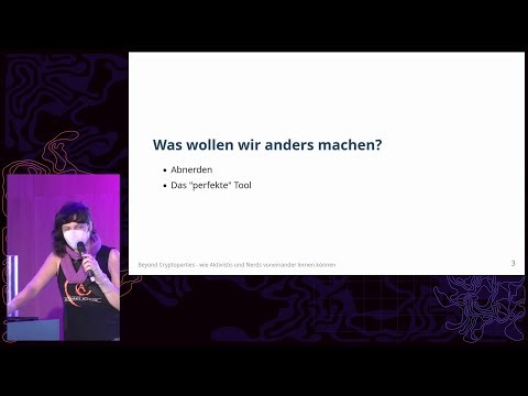 38C3 - Beyond Cryptopartys - wie Aktivistis und Nerds voneinander lernen können