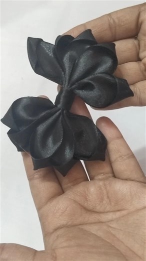 Beautiful ❤️ handmade hair bow 🎀 #hairbows #handmade #beginners #beautiful #youtubeshorts #trending