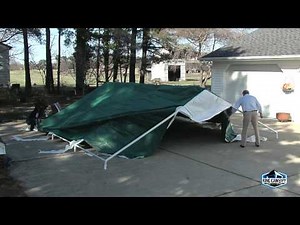 20'x20' Event Tent Set Up