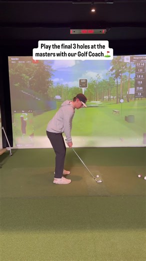 Check out our golf coach @Hayden Miller playing the final 3 holes at the Masters! We’re pumped for next week! #golf #masters #golfcoach #foryou