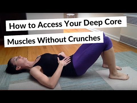 How to Access Your Deep Core Muscles Without Crunches | Transversus Abdominis | Diastasis Recti Safe