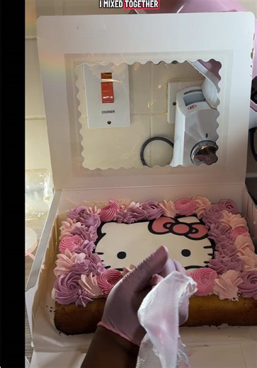 Decorate a Beautiful Hello Kitty Sheet Cake