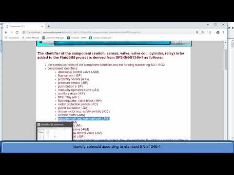 How to make cylinder control circuit by FluidSIM-P