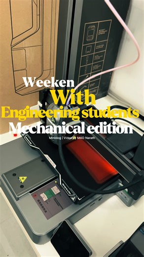 Weekend with robotic class lab as an engineering student #robotics #steamingcambodia #engineering