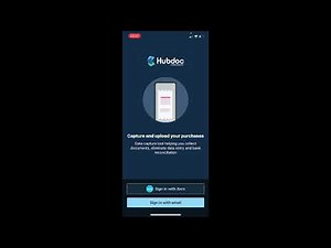 Hubdoc App: Sign In
