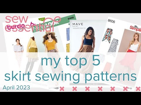 My Top 5 Favourite Spring Skirt Sewing Patterns