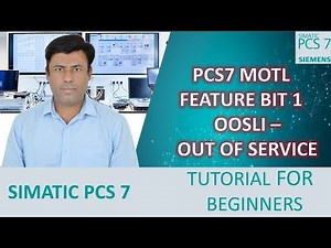 PCS 7 - How to Configure MOTL Block Feature Bit 1 (OoSLI - Out of Service) | Siemens PCS 7 Tutorial
