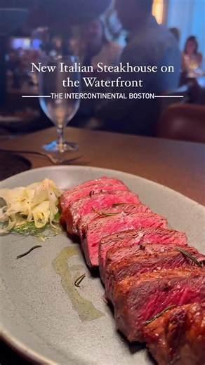 After nearly two decades, the InterContinental Boston has revamped its dining program. Gone is Miel, a Provence-inspired brasserie, and the rum-focused bar RumBa and opening today is Piedmont-inspired steakhouse Matria and a new drinking spot, Bar Fellini. Matria’s menu nods to the hearty, meaty cuisine of northern Italy with dishes like agnolotti, a stuffed pasta, not to mention other pastas made in-house, and plenty of steaks, including a New York ribeye. Bar Fellini, adjacent to the restauran