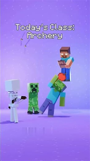 Herobrine Teaches Me SECRET Archery Trick 😱🏹 #minecraft #shoertsfeed #herobrine