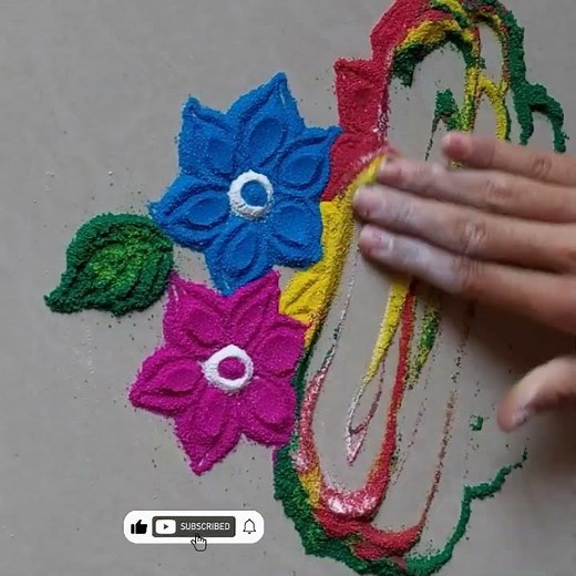 🌹 Nice Easy Simple Rangolis 🎄 Daily Rangoli 🌹 Part 3🌹 #trending #viral #rangoli #kolam