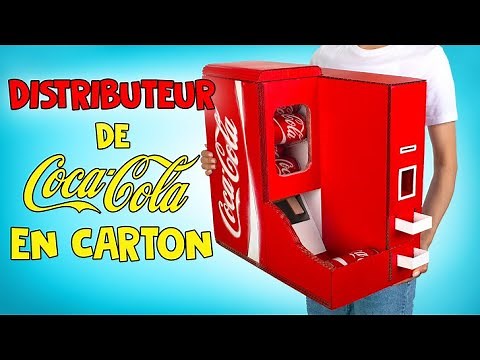 Distributeur de Coca Cola en Carton DIY 🥤