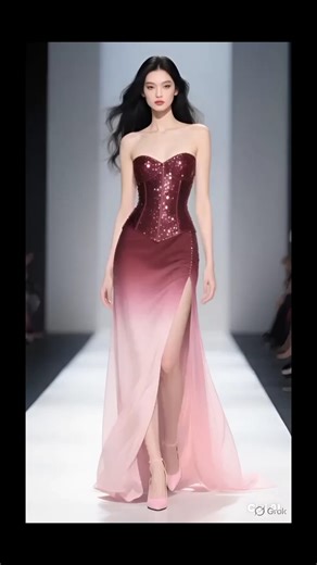 very beautiful model 💗#walking on the rampwalk stage #beutiful dress #viral #stylish #fashion ##