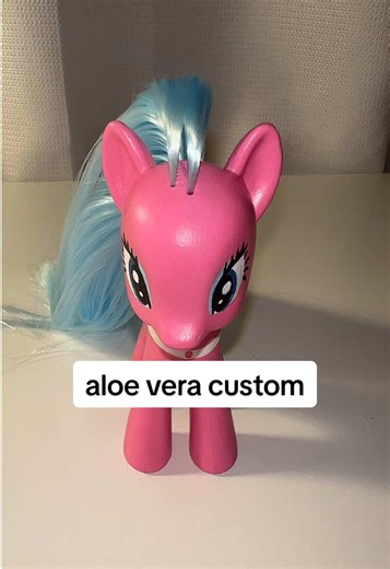 aloe might be my prettiest custom yet! #mylittlepony #mlptoys #mlpkingdom #mlpcustom #aloevera