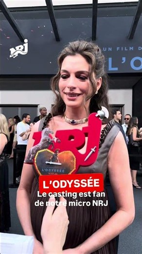 L'ODYSSÉE, the cast is a fan of our NRJ microphone!
