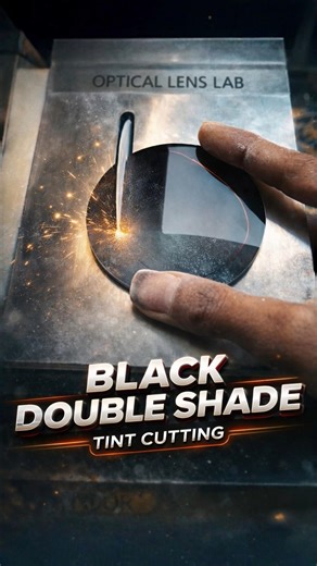 Aviator Shape Black Shade Lens Cutting | How To Cut Aviator Black Lens