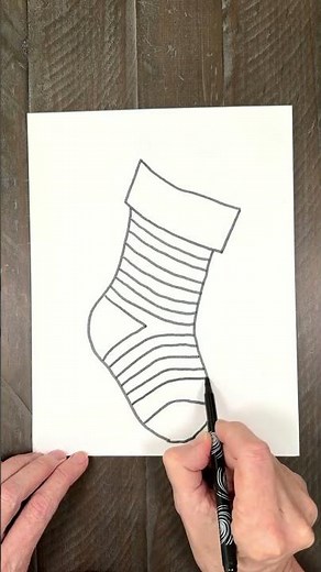 Draw a Christmas Stocking
