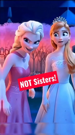 Elsa and Anna were Not Sisters! 😱 #shorts