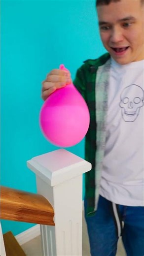 Balloon SPASH On My Sister's Head PRANK !💦🤣 #funny #shorts #funny #comedy