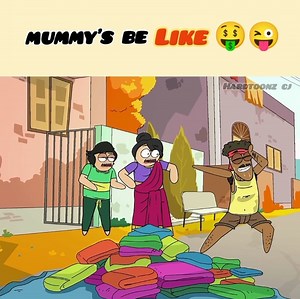 1.8M views · 63K reactions | Mummy's be Like!螺朗 || Hardtoonz Cj || #mummy #bargainingskills #animation #funnymemes #reelkarofeelkaro #animated #cartoon #funnyvideos #reels #trending #crazy #cartoon Follow_me_guys.. | Hardtoonz Cj | Facebook