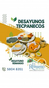 🌅 ¡Empieza tu día con el auténtico sabor de Desayuno Remanso! 🌿☕ Disfruta de unos deliciosos huevos al gusto, acompañados de longaniza o chorizo ahumado, frijoles, crema, salsa ranchera y nuestra inigualable tortilla con queso de la casa. Un desayuno lleno de tradición y sabor, preparado con ingredientes frescos y el toque especial que solo nosotros sabemos darle. ✨ Ven y consiéntete con la mejor manera de comenzar tu mañana. ¡Te esperamos! 🥰🍽️ #DesayunoRemanso #SaborTradicional #ElMejorInic