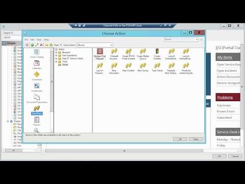 How to Create a Quick Link on the Portal to Create a Ticket in Cherwell