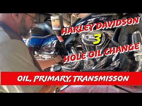 How To Do A Complete 3 Oil Change On A Harley Davidson With Amsoil