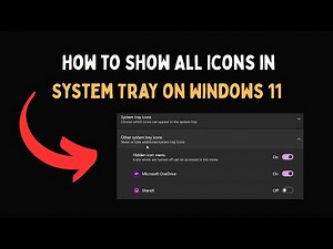 How to Show All Icons in System Tray on Windows 11
